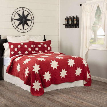Kent California King Quilt 130Wx115L VHC Brands - The Fox Decor